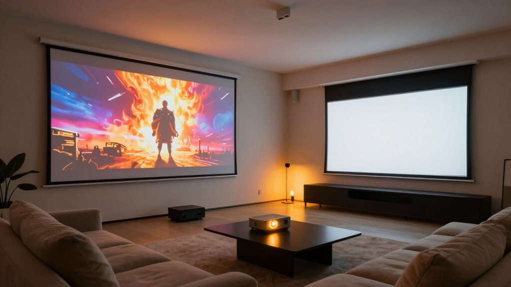 projector or tv choice