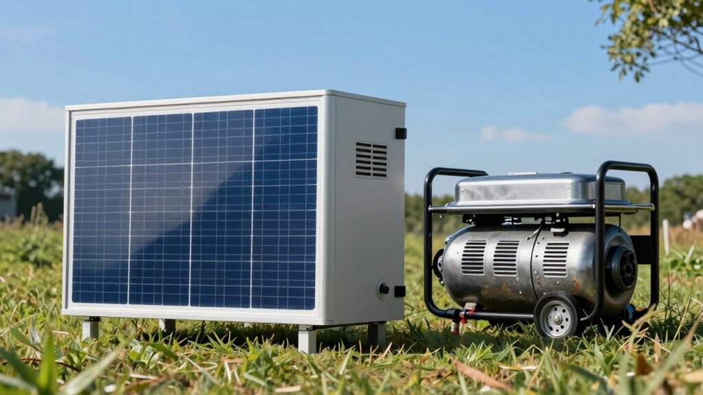 renewable versus fuel powered