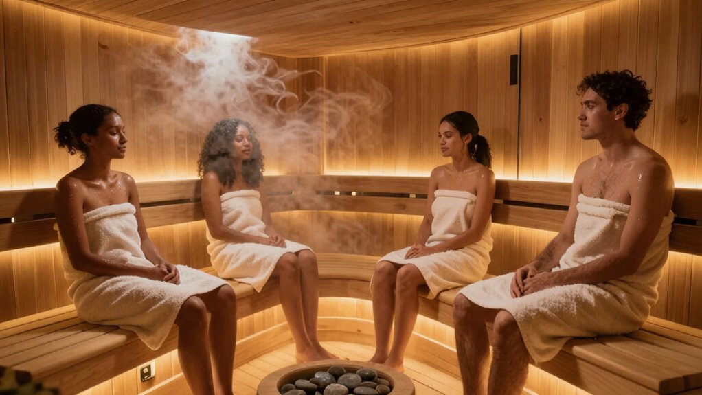 sauna promotes health and connection