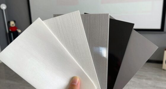 selecting optimal projector screen material