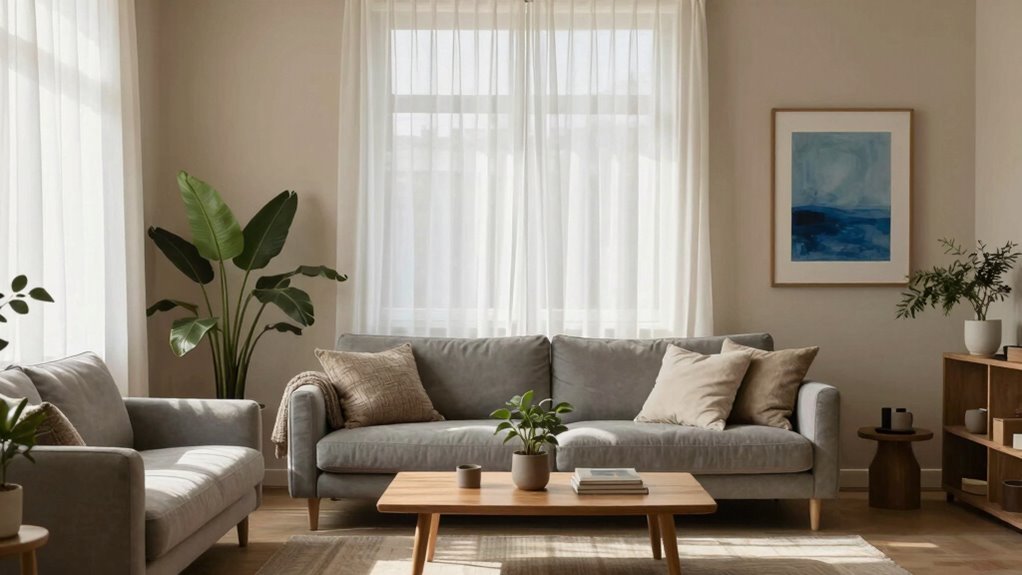 serene natural clutter free spaces