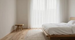 simple uncluttered serene space