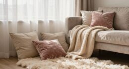 soft textures enhance ambiance
