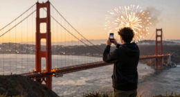Golden Gate Bridge Fireworks