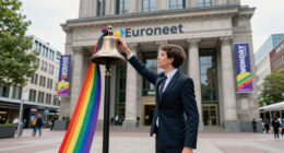 KLM En Delta Markeren Start WorldPride Amsterdam 2026 Met Openingsgong Euronext - KLM Royal Dutch Airlines