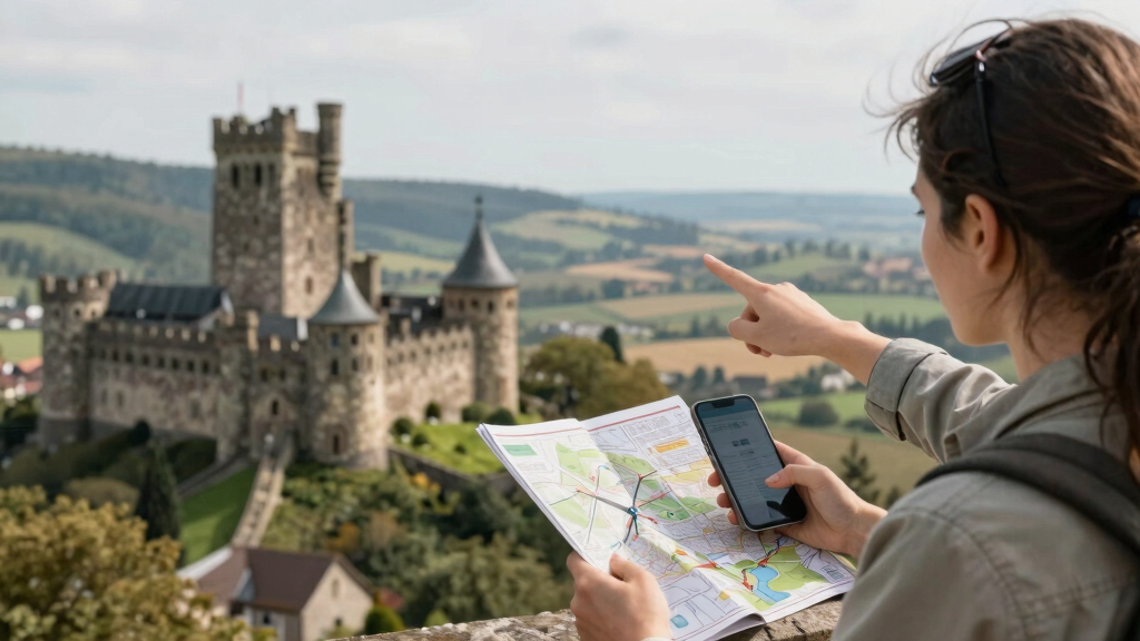 Map Of The World's Great Castles And Fortresses
